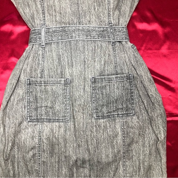 White House Black Market (WHBM) Cap Sleeve Denim Dress - Picture 7 of 8